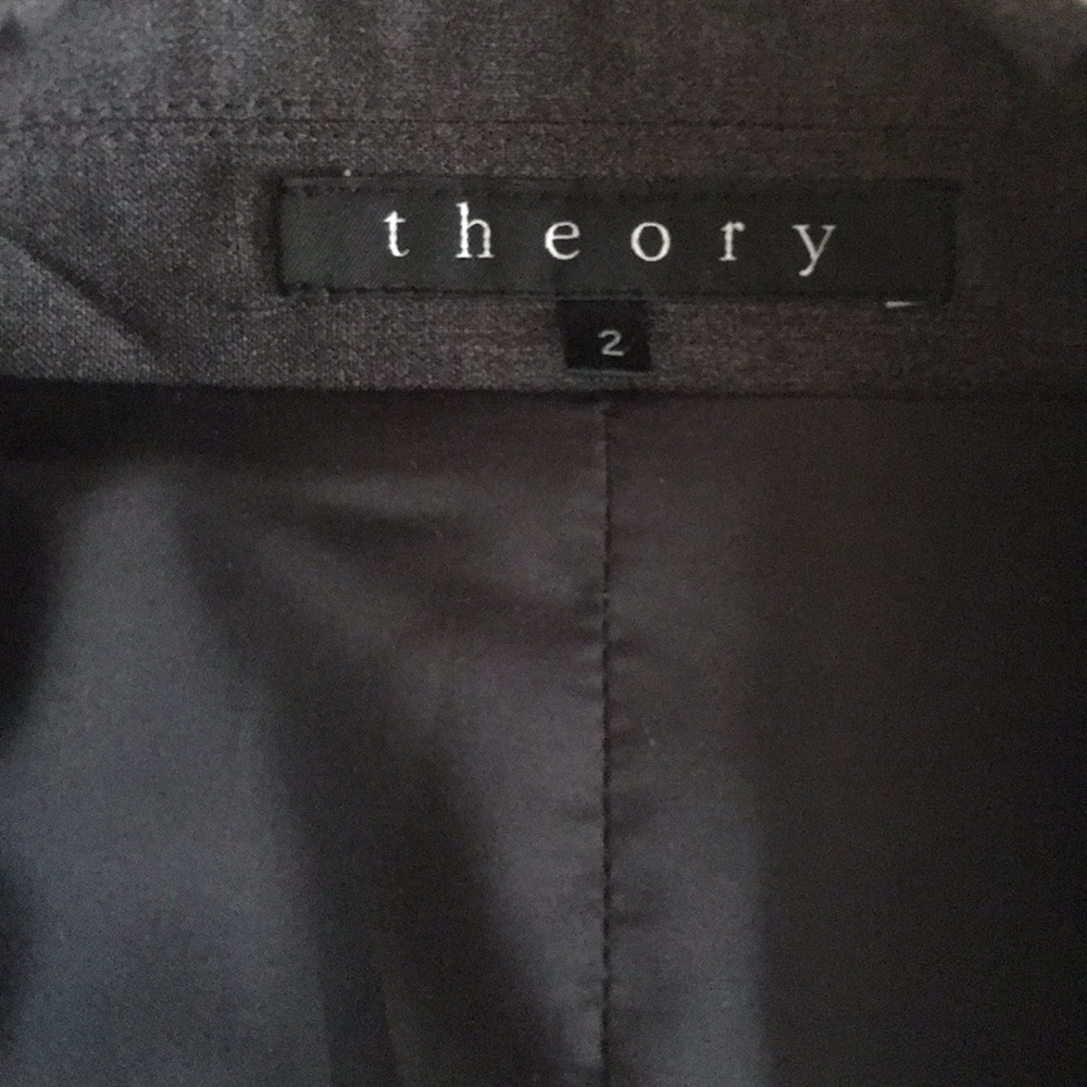 Grey Single Button Theory Blazer - image 2